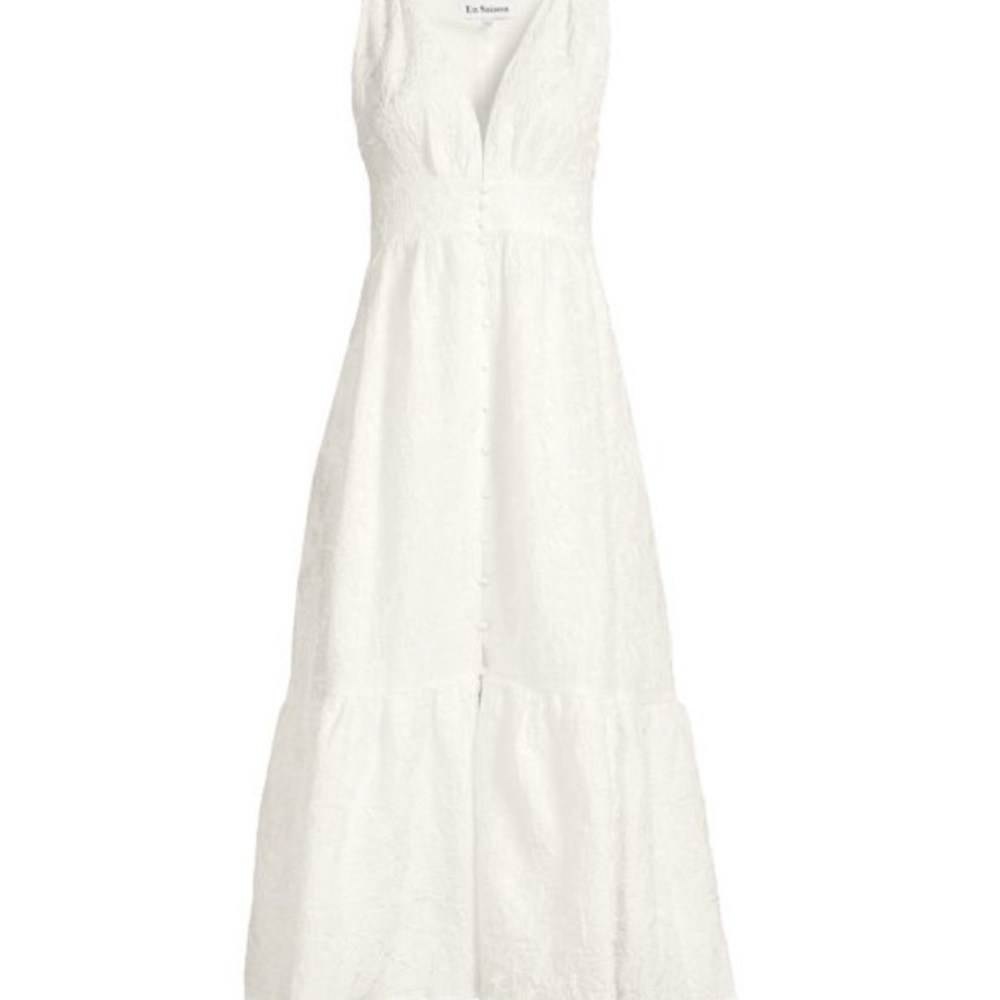 En Saison Corsica Textured Midi Dress